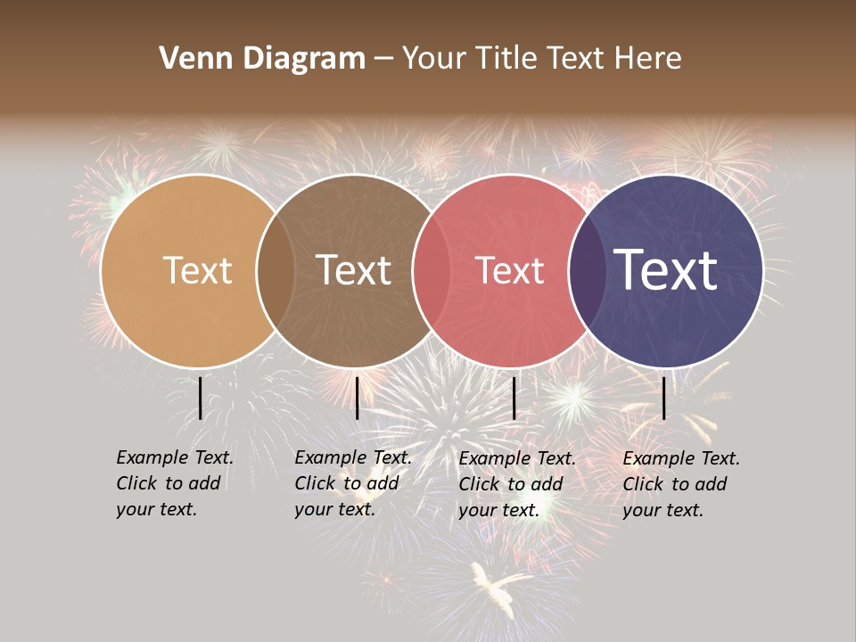 Effekte Feier Licht PowerPoint Template