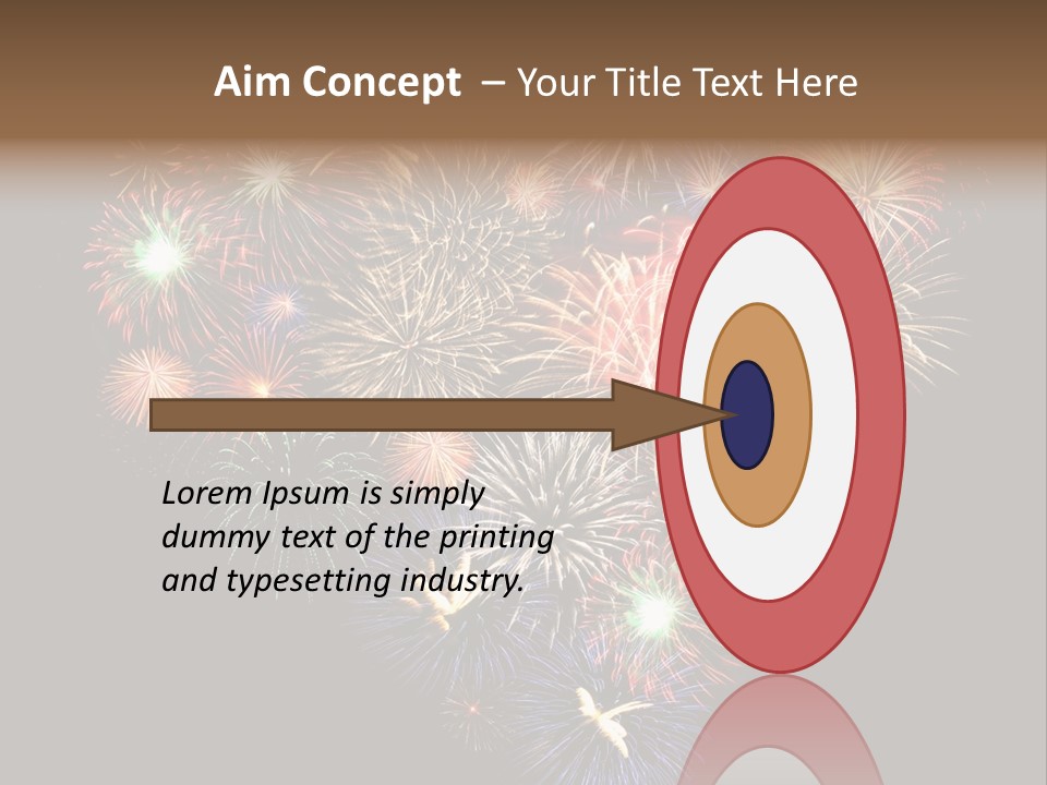 Effekte Feier Licht PowerPoint Template