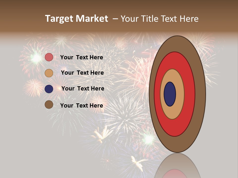 Effekte Feier Licht PowerPoint Template