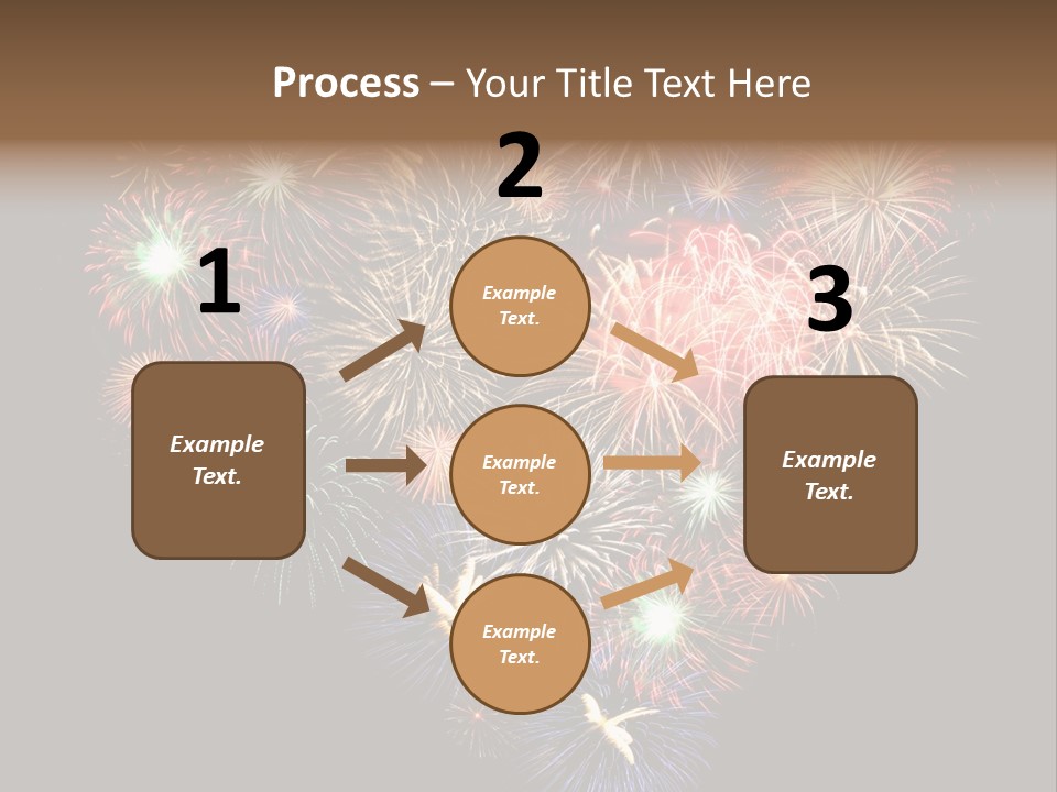 Effekte Feier Licht PowerPoint Template