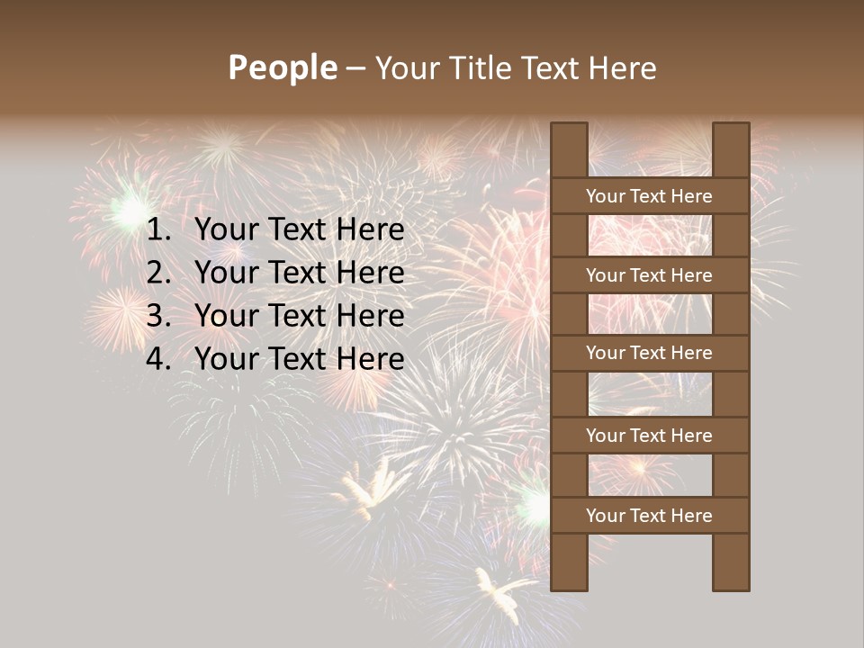 Effekte Feier Licht PowerPoint Template