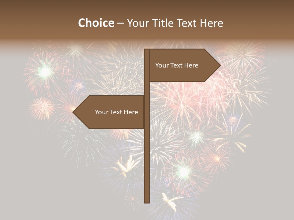 Effekte Feier Licht PowerPoint Template