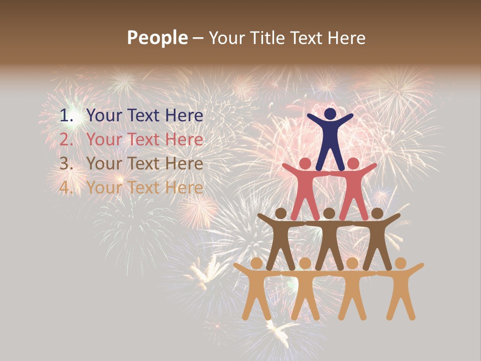 Effekte Feier Licht PowerPoint Template