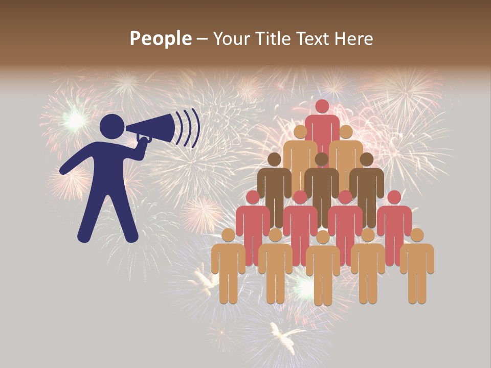 Effekte Feier Licht PowerPoint Template