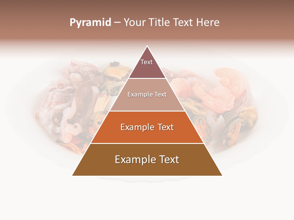 Vegetables Shrimp Cooked PowerPoint Template