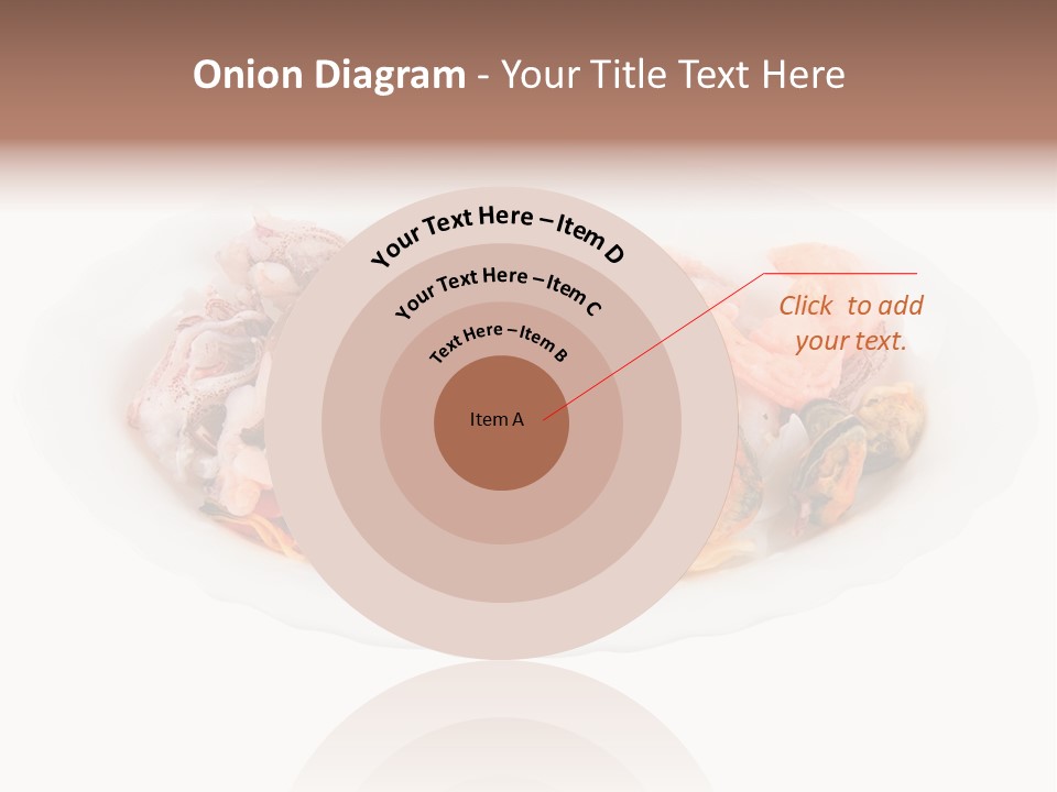 Vegetables Shrimp Cooked PowerPoint Template