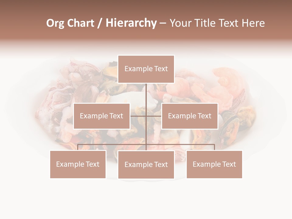 Vegetables Shrimp Cooked PowerPoint Template
