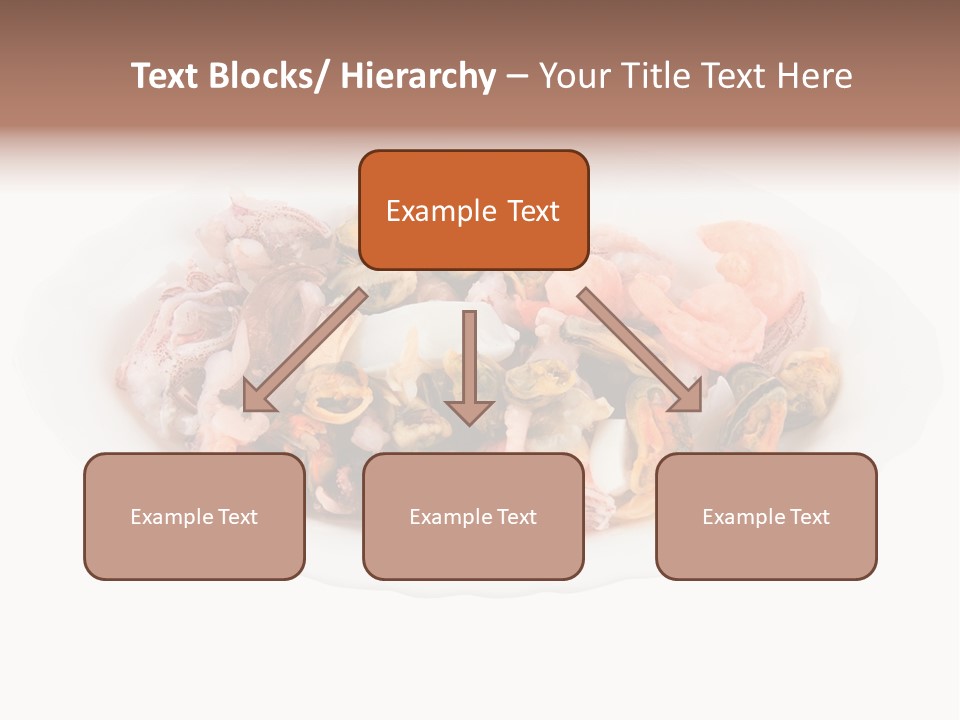 Vegetables Shrimp Cooked PowerPoint Template