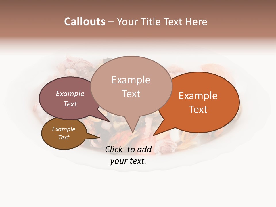Vegetables Shrimp Cooked PowerPoint Template
