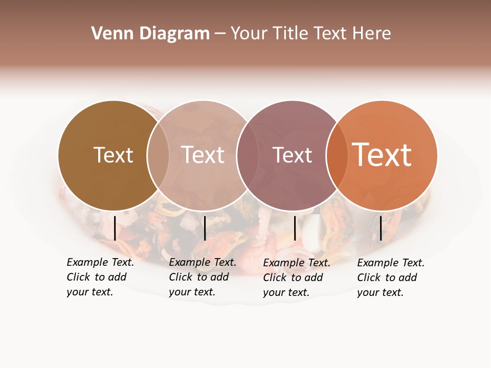 Vegetables Shrimp Cooked PowerPoint Template