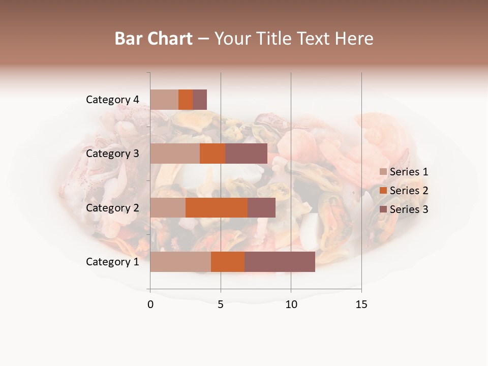 Vegetables Shrimp Cooked PowerPoint Template
