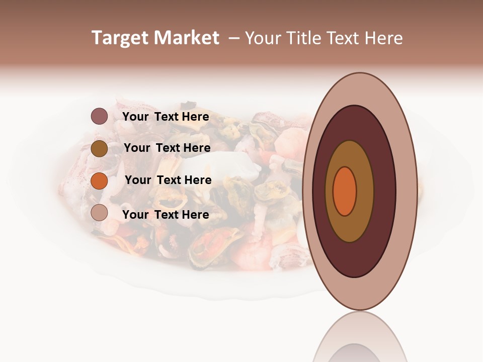 Vegetables Shrimp Cooked PowerPoint Template