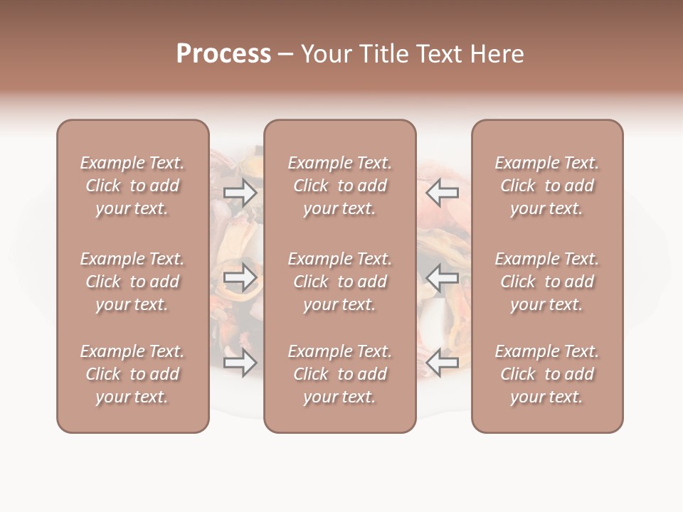 Vegetables Shrimp Cooked PowerPoint Template