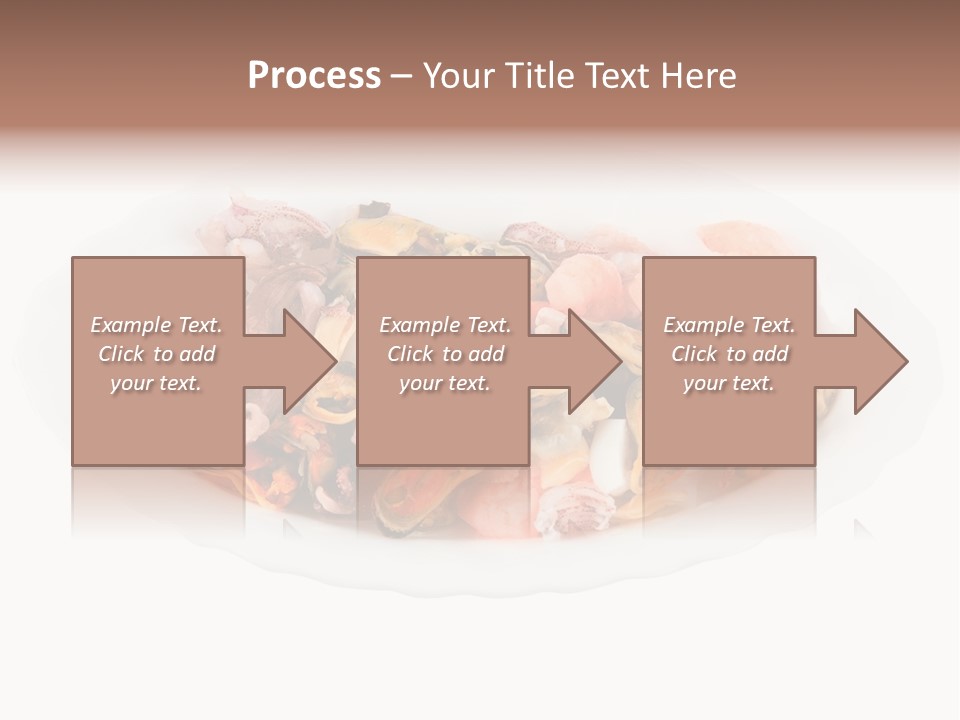 Vegetables Shrimp Cooked PowerPoint Template