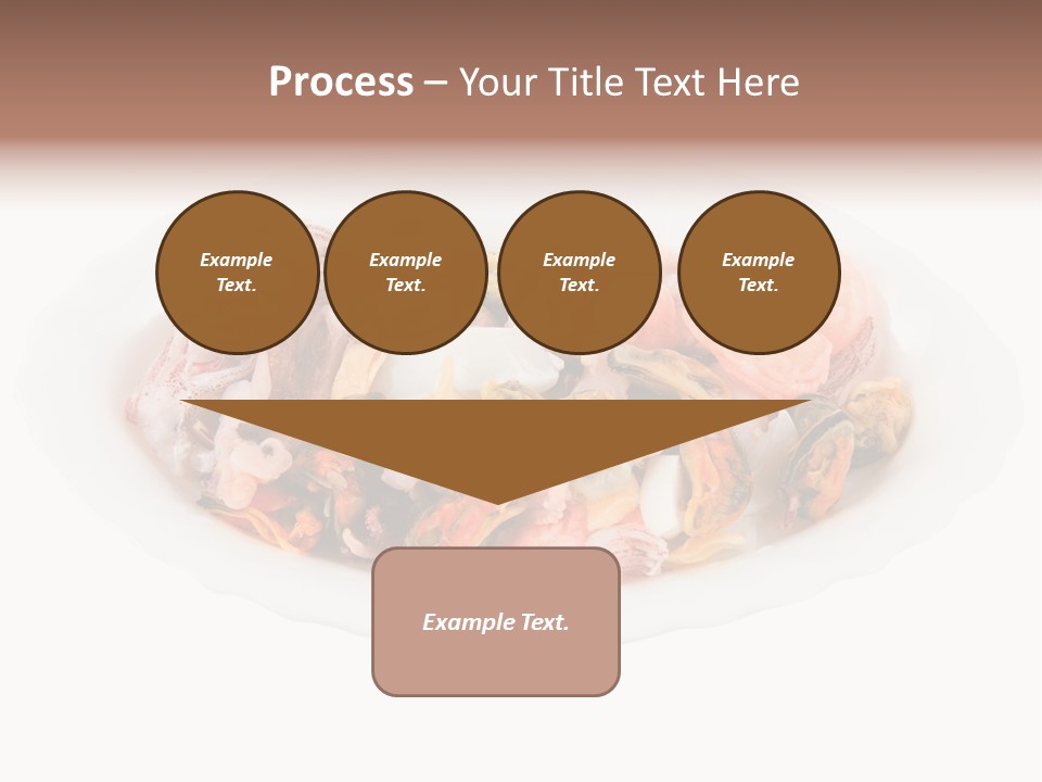 Vegetables Shrimp Cooked PowerPoint Template