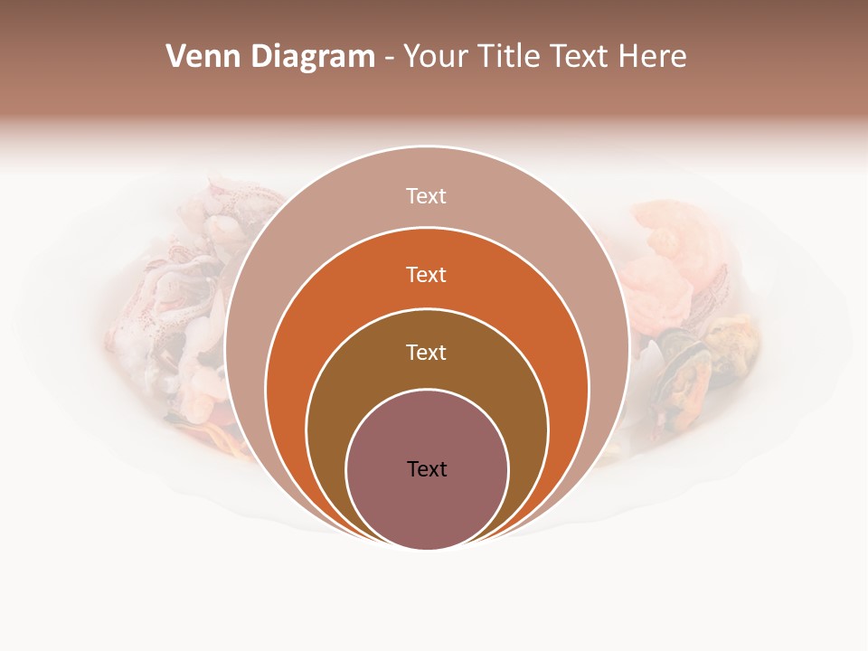 Vegetables Shrimp Cooked PowerPoint Template