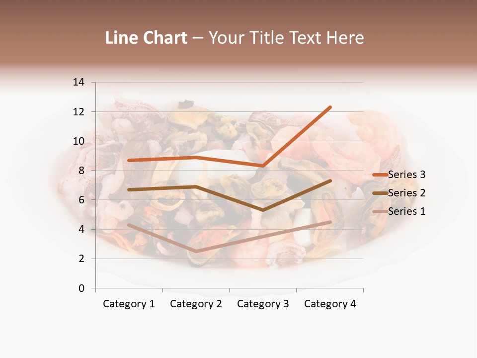 Vegetables Shrimp Cooked PowerPoint Template