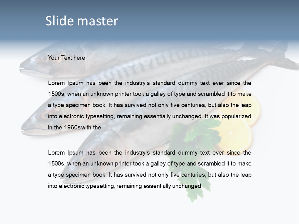 Scale Market Angling PowerPoint Template