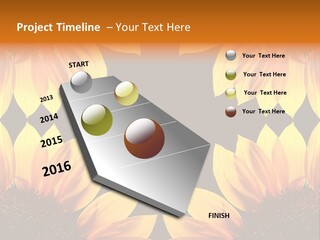 Leisure Pastel Bouquet PowerPoint Template