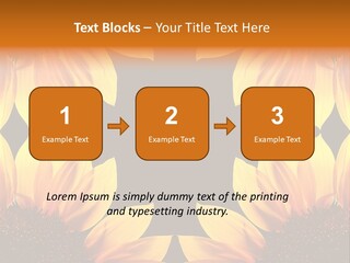 Leisure Pastel Bouquet PowerPoint Template
