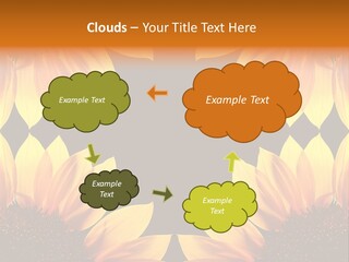 Leisure Pastel Bouquet PowerPoint Template