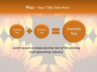 Leisure Pastel Bouquet PowerPoint Template
