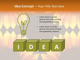 Leisure Pastel Bouquet PowerPoint Template