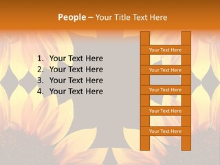 Leisure Pastel Bouquet PowerPoint Template