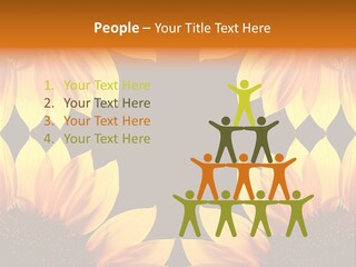 Leisure Pastel Bouquet PowerPoint Template