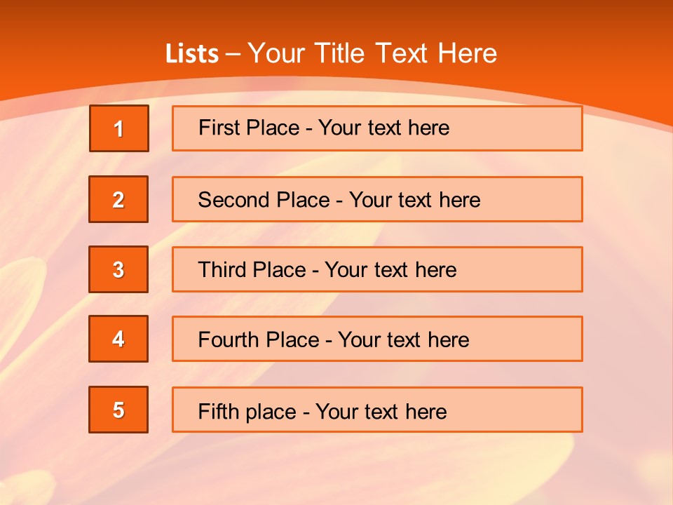 Daisy Spring Abstract PowerPoint Template
