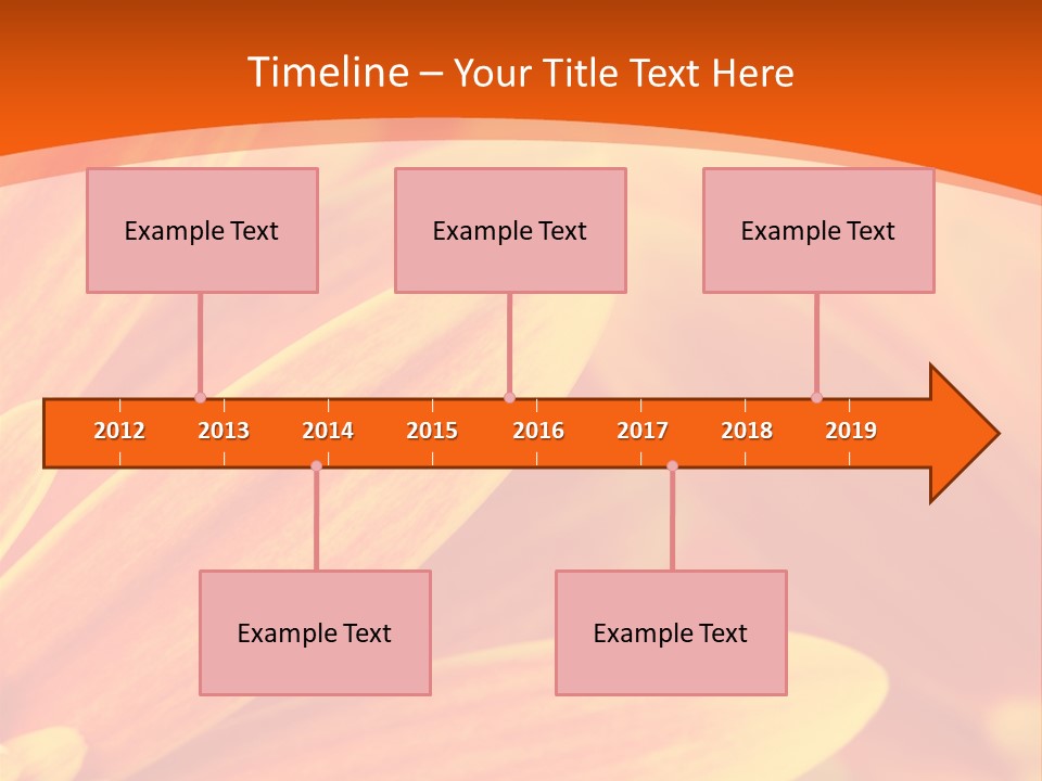 Daisy Spring Abstract PowerPoint Template