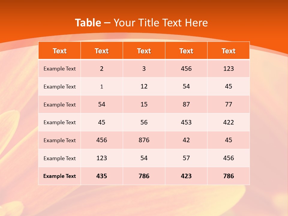 Daisy Spring Abstract PowerPoint Template
