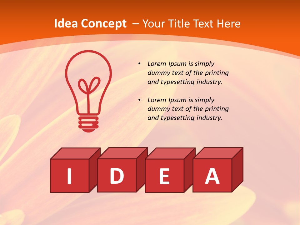 Daisy Spring Abstract PowerPoint Template