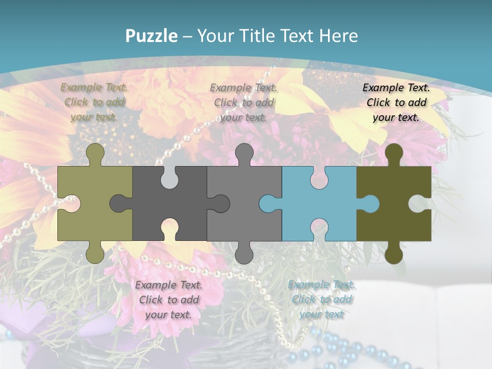 Ronantic Flora Flowers PowerPoint Template