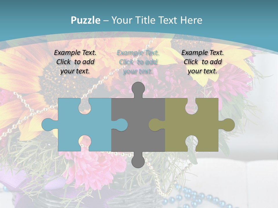 Ronantic Flora Flowers PowerPoint Template