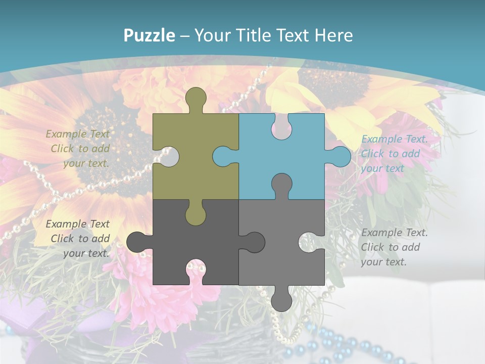 Ronantic Flora Flowers PowerPoint Template