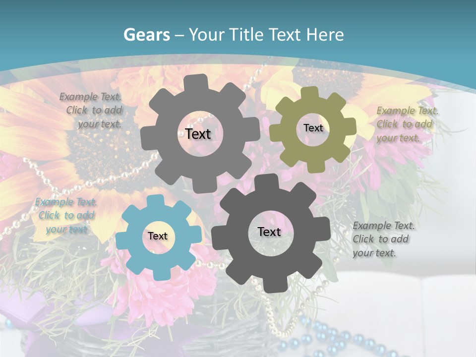 Ronantic Flora Flowers PowerPoint Template