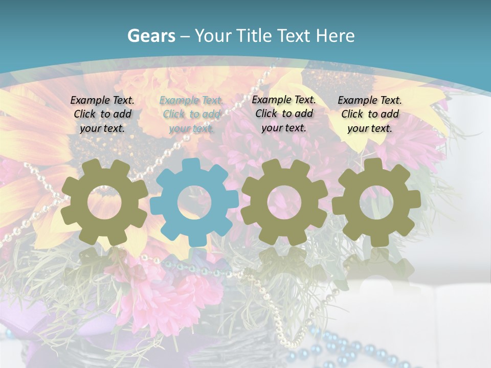 Ronantic Flora Flowers PowerPoint Template