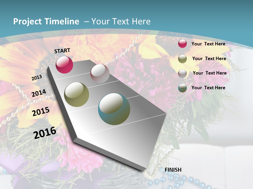 Ronantic Flora Flowers PowerPoint Template