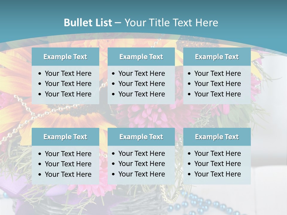 Ronantic Flora Flowers PowerPoint Template