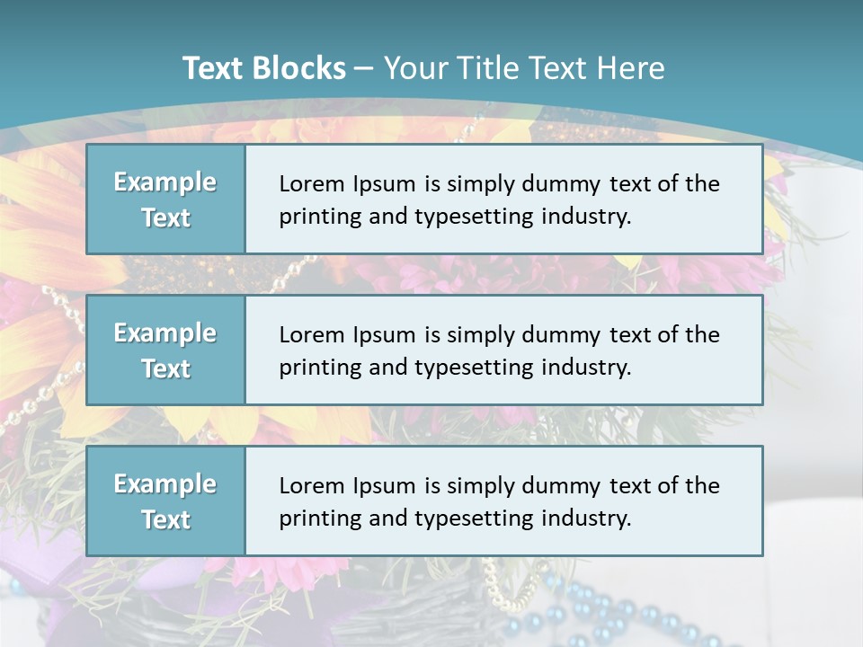 Ronantic Flora Flowers PowerPoint Template