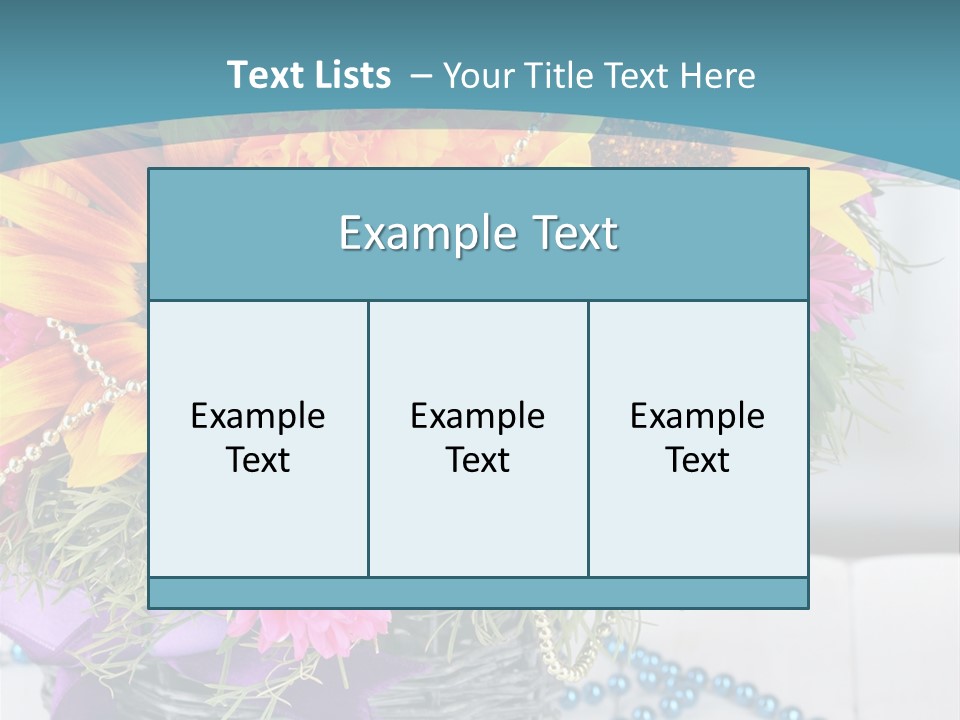 Ronantic Flora Flowers PowerPoint Template