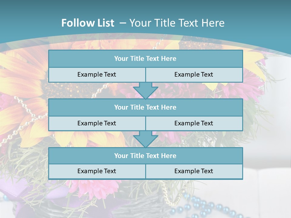 Ronantic Flora Flowers PowerPoint Template