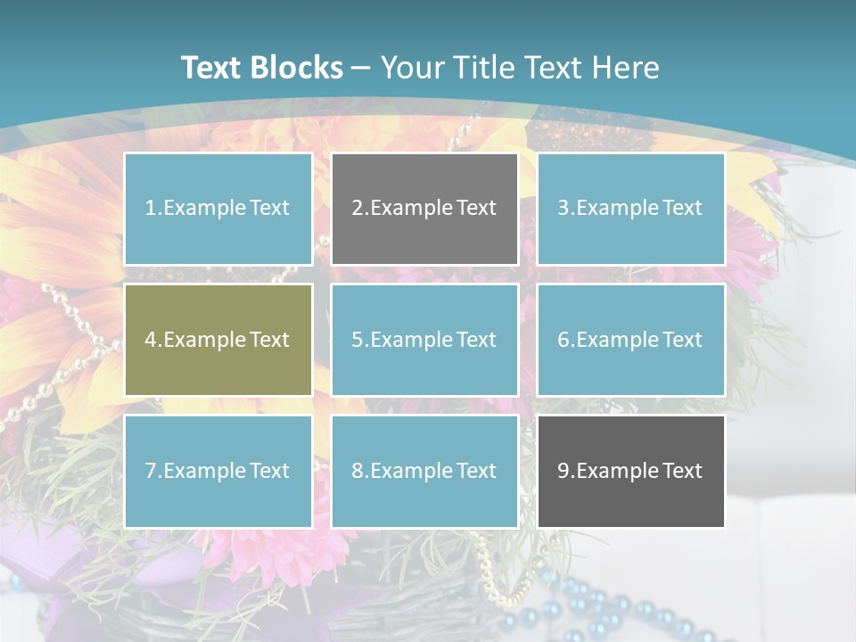 Ronantic Flora Flowers PowerPoint Template