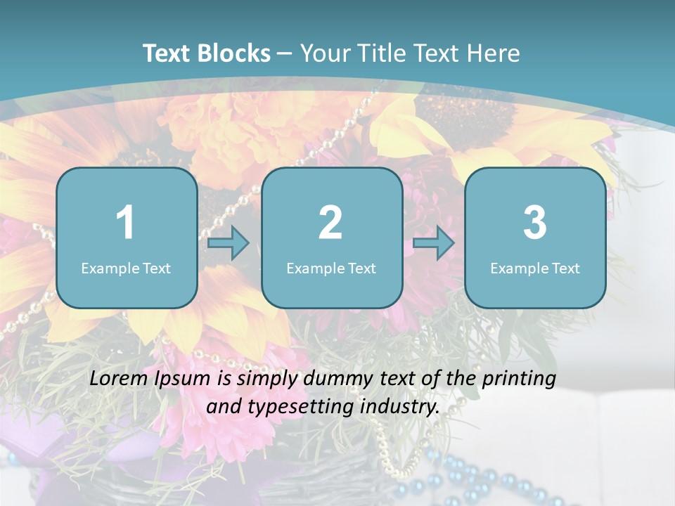 Ronantic Flora Flowers PowerPoint Template