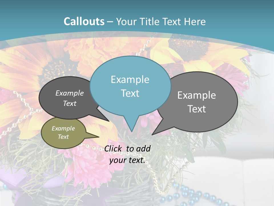 Ronantic Flora Flowers PowerPoint Template