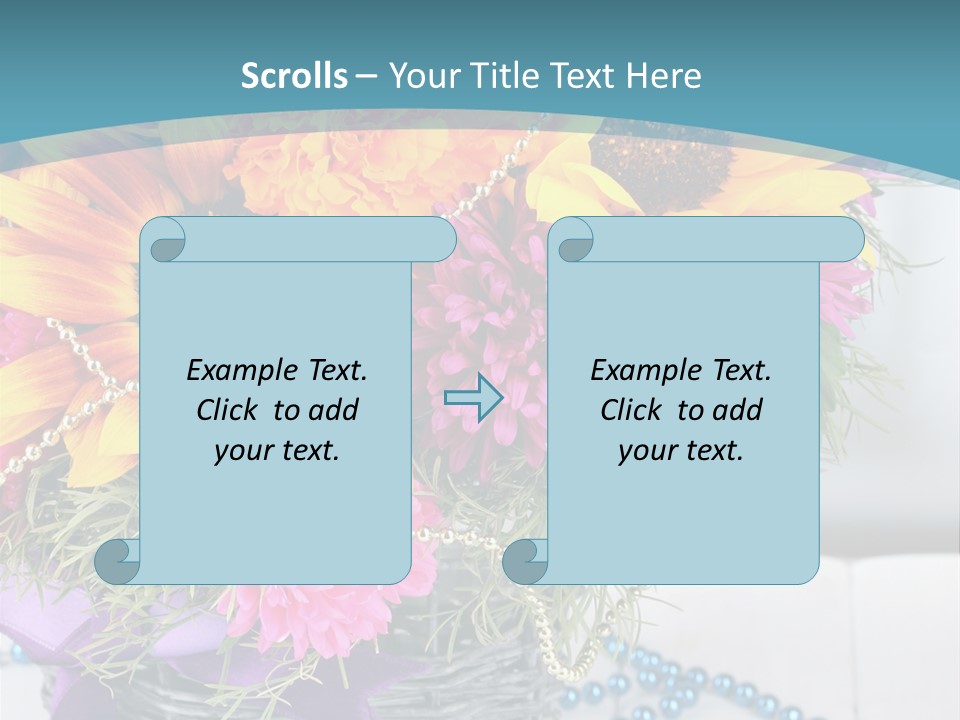 Ronantic Flora Flowers PowerPoint Template