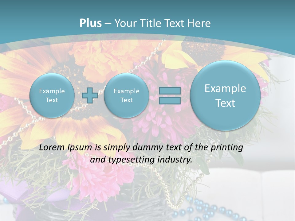 Ronantic Flora Flowers PowerPoint Template