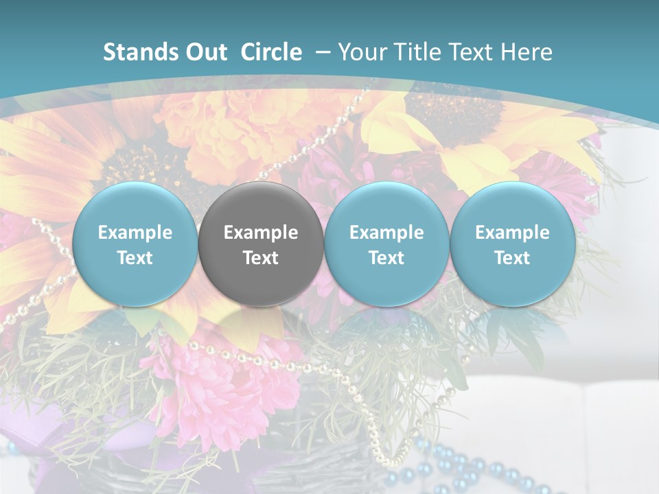 Ronantic Flora Flowers PowerPoint Template