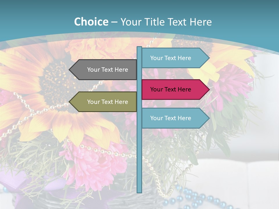 Ronantic Flora Flowers PowerPoint Template